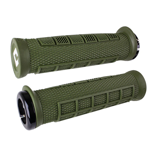 Punos ODI Elite Pro V2.1 Lock On Army Green con Clamp Black
