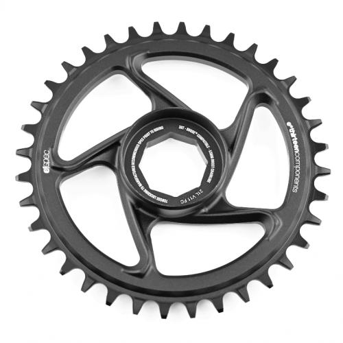 Plato e*thirteen E-Spec Aluminum Direct Mount Chainring 36T Black (CR4UPA-104)