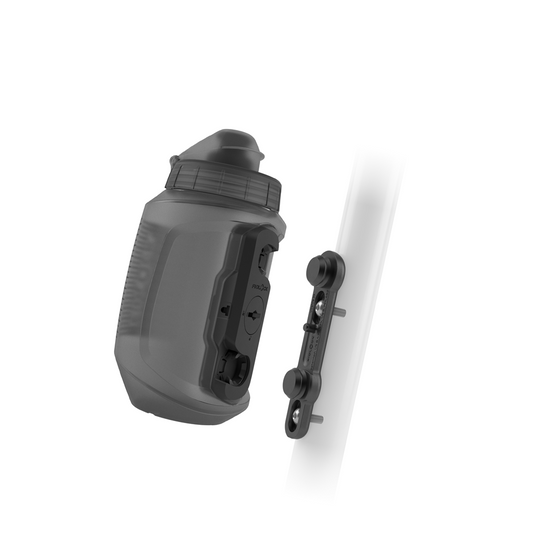 FIDLOCK TWIST SET bottle 550 compact + bike base · Smoke