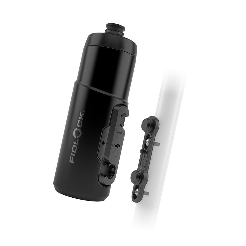 FIDLOCK TWIST SET anfora 600 + base para bicicleta · Negro