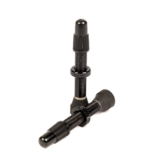 STAN'S Valvula tubeless universal de aluminio 35 mm, negra (par)