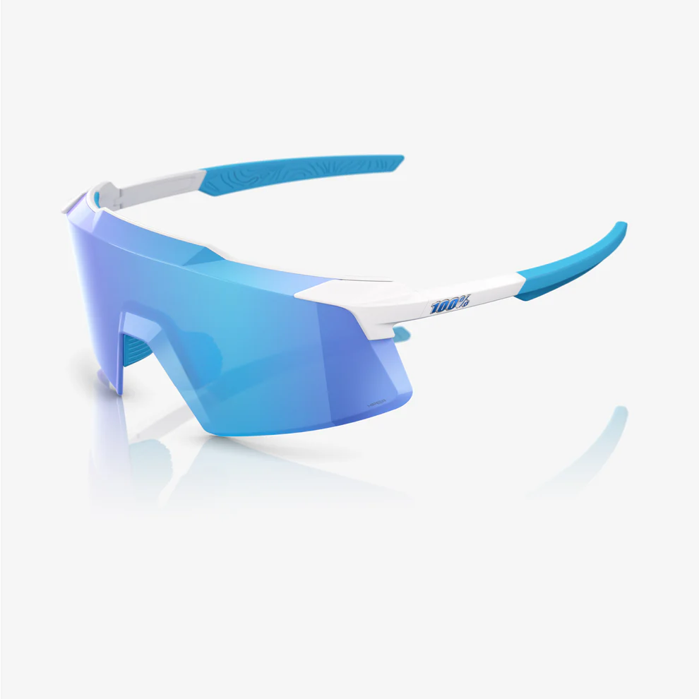 Lentes AEROCRAFT - Matte White - HiPER Blue Mirror