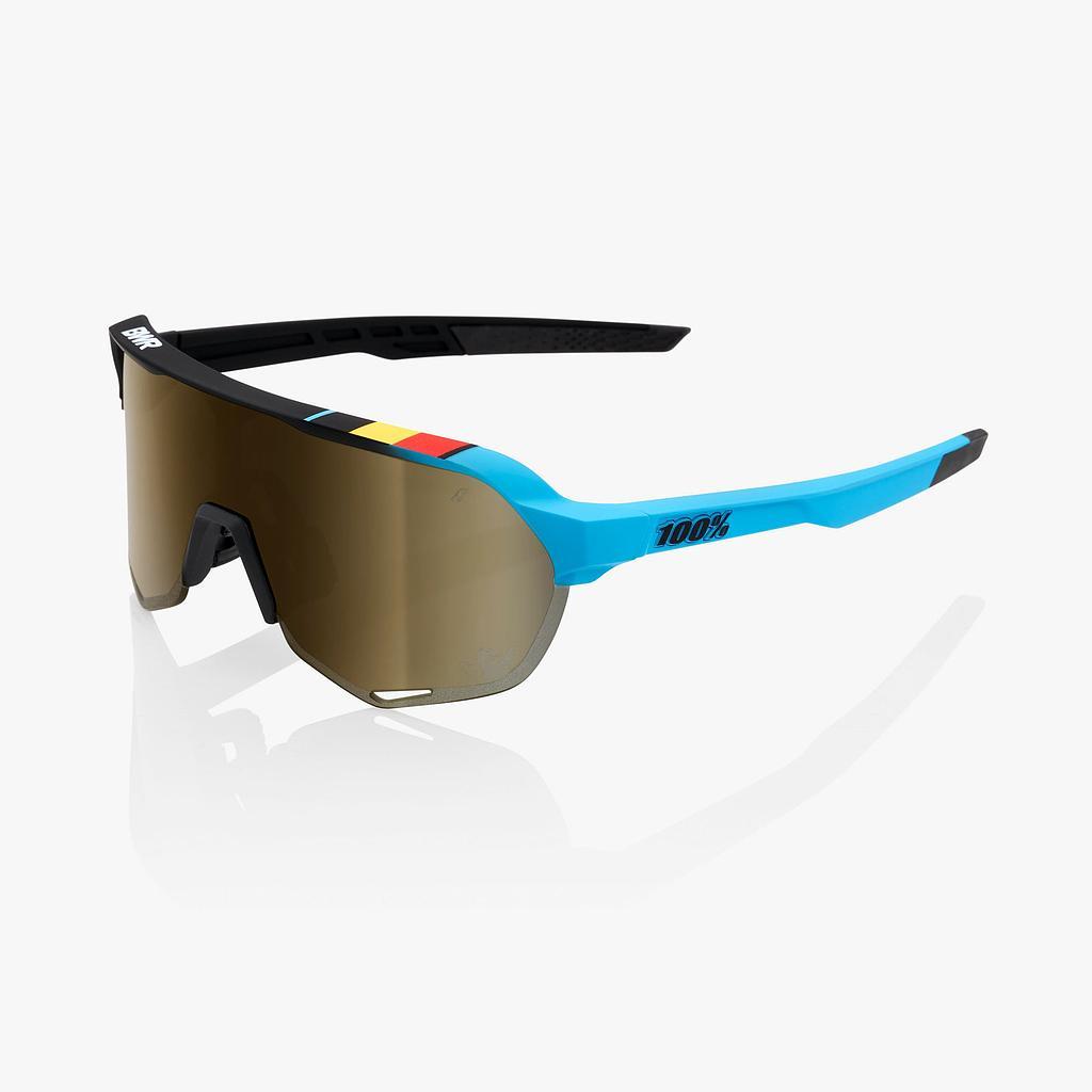 S2 - BWR Black - Soft Gold Mirror Lens 100%