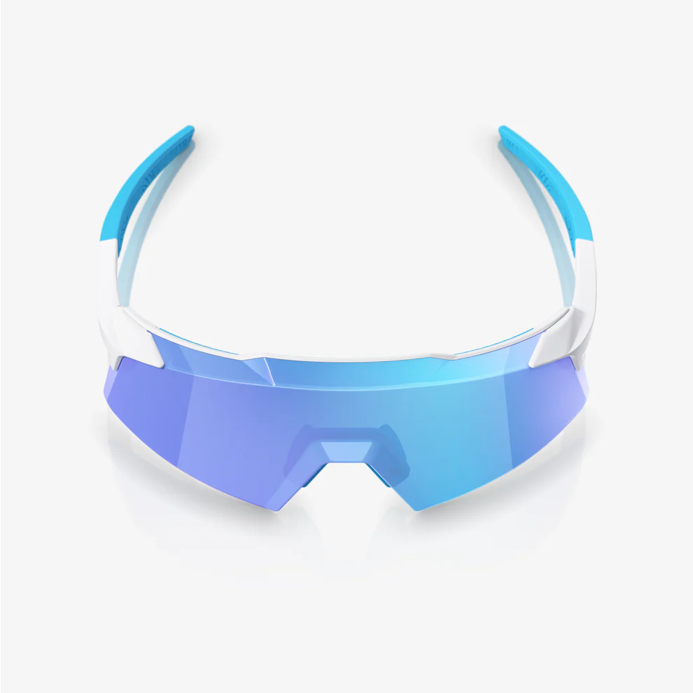 Lentes AEROCRAFT - Matte White - HiPER Blue Mirror