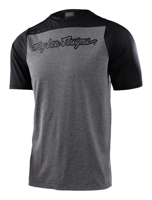 Skyline Ss Jersey Signature Heather Gray /Black