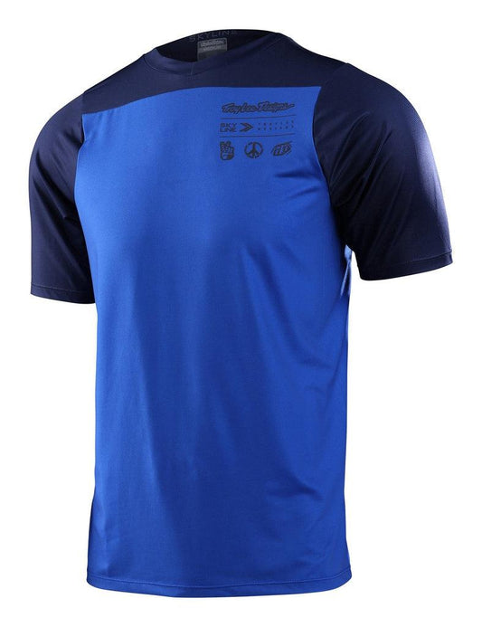 Skyline Ss Jersey Mono True Blue