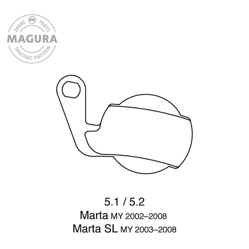 MAGURA Balatas 5.2 Endurance