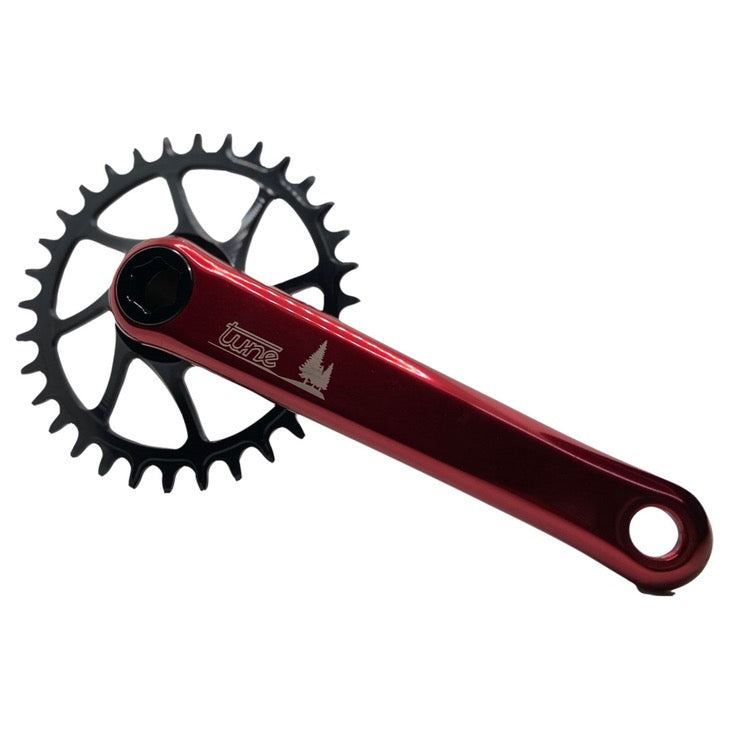 TUNE SMART FOOT set MTB 32T rojo