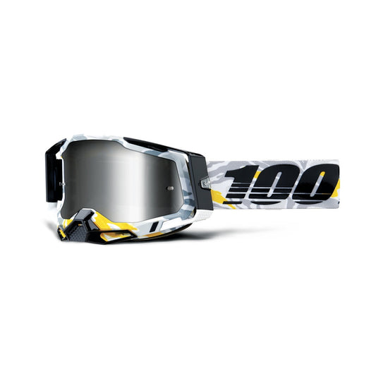 100% RACECRAFT 2 Goggle Korb - Mirror Silver Lens