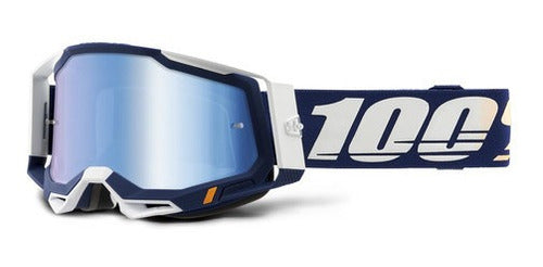 100% RACECRAFT 2 Goggle Concordia - Mirror Blue Lens