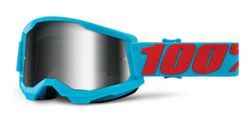 100% STRATA 2 Goggle Summit - Mirror Silver Lens