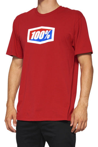 Playera OFFICIAL Short Sleeve Tee Red