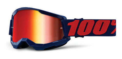 100% STRATA 2 Goggle Masego - Mirror Red Lens