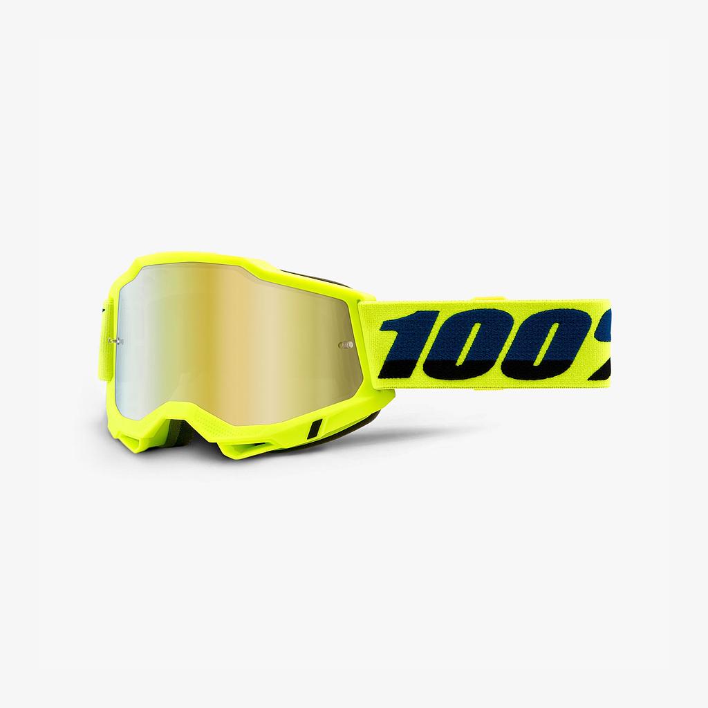 100% ACCURI 2 Goggle Yellow - Mirror Gold Lens