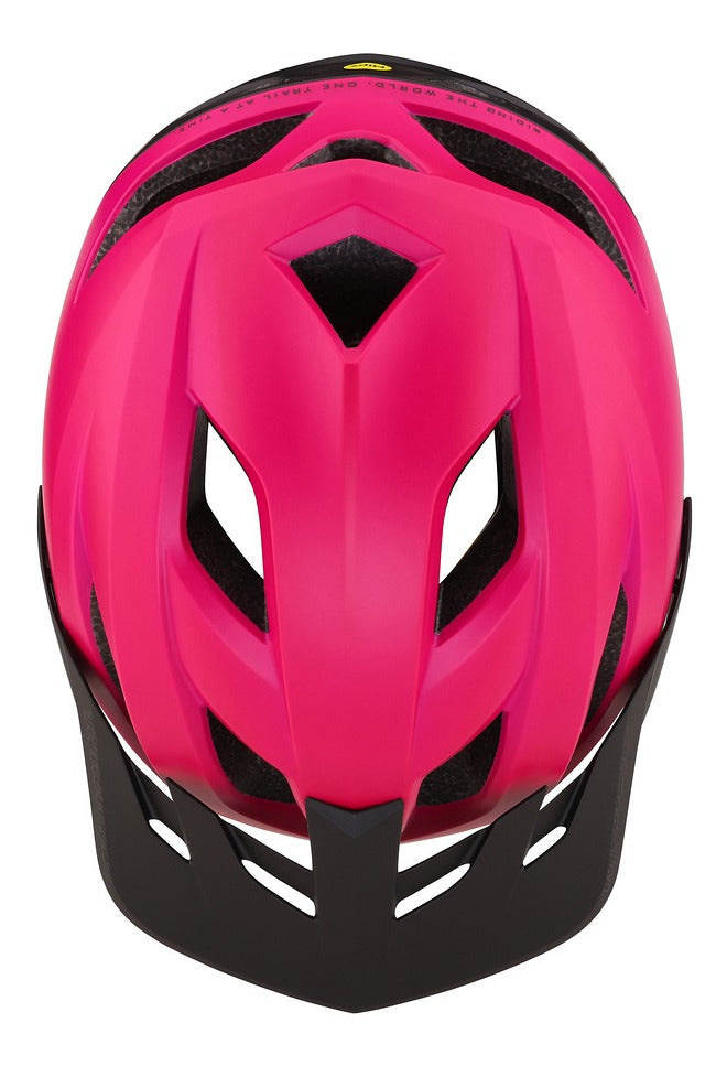 Casco Flowline Helmet Orbit Magenta / Black Troy lee