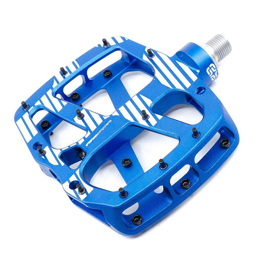 Plus Flat Pedal Aluminum Body 22Pins Blue ethirteen