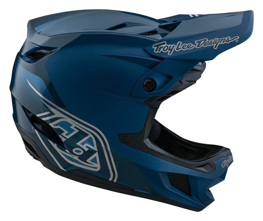 Casco Fullface D4 Polyacrylite Helmet Shadow Blue Troy Lee