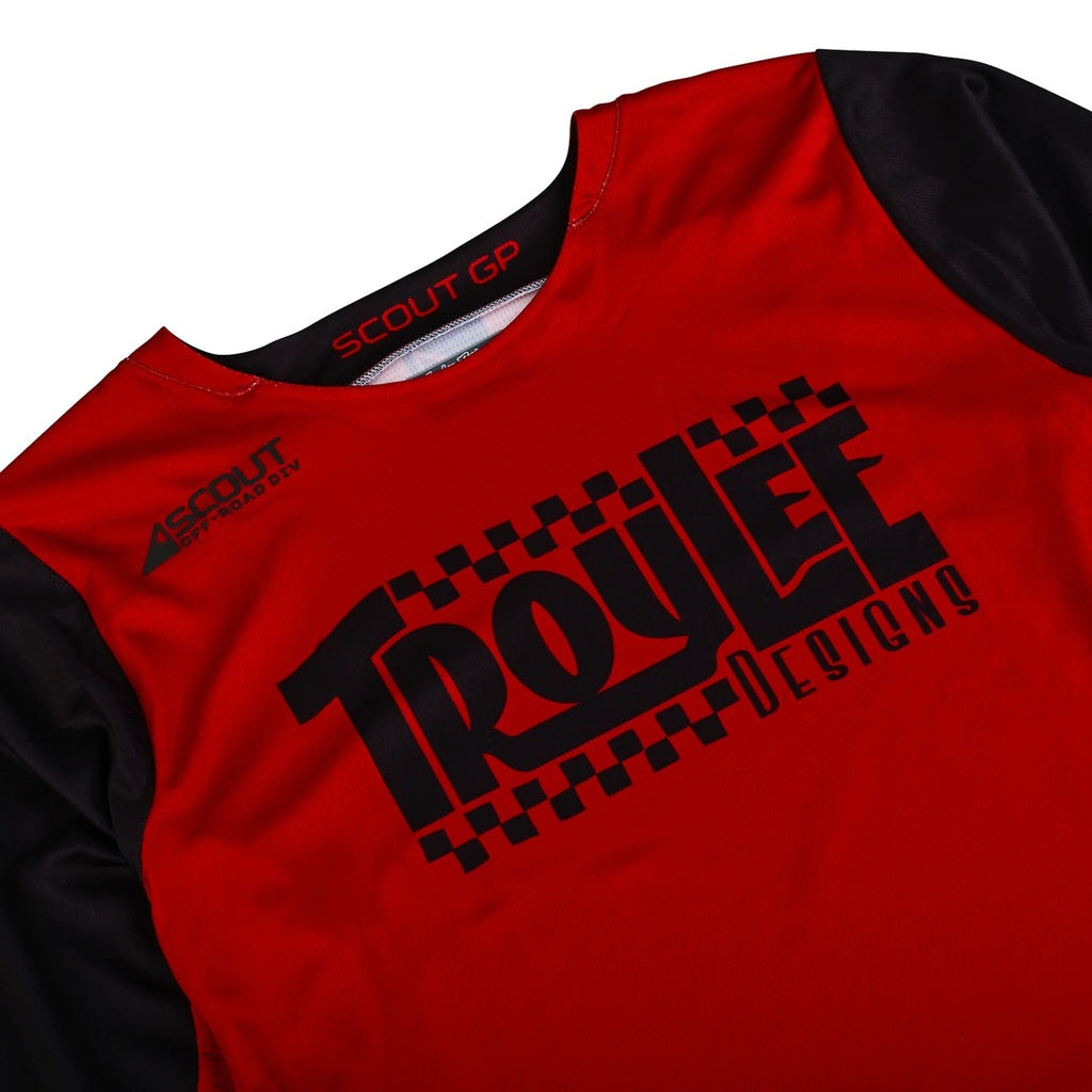 Scout Gp Jersey; Big Lee Black Burnt Orange Troy lee