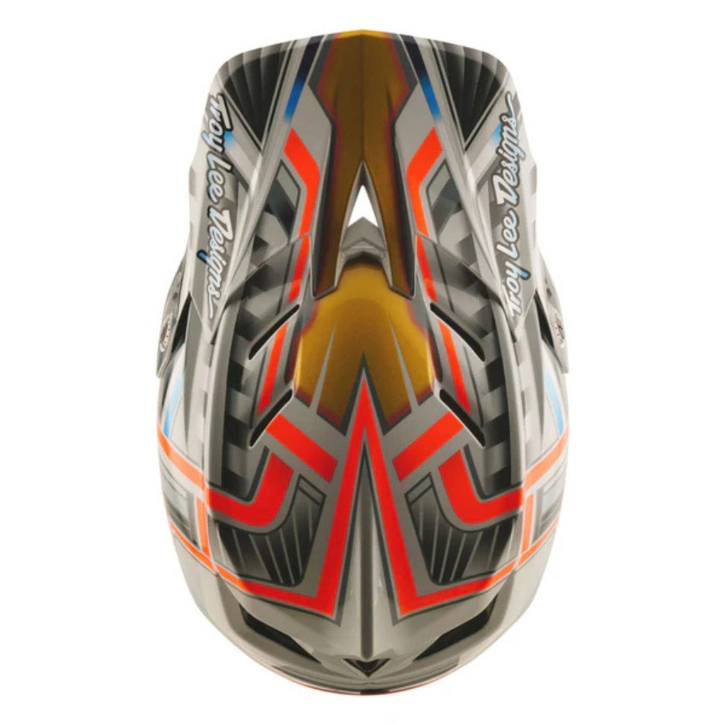 Casco fullface D4 Composite Helmet; Lowrider Gray Troy lee
