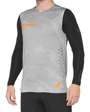 R-CORE CONCEPT Sleeveless Jersey Grey Camo