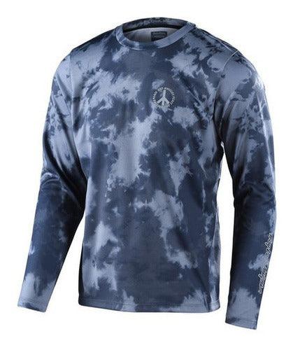 Flowline Ls Jersey Plot Charcoal troy lee