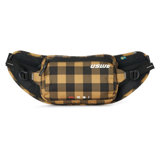Cangurera WAIST 2 HIP PACK, FLANNEL Black/Bronze uswe