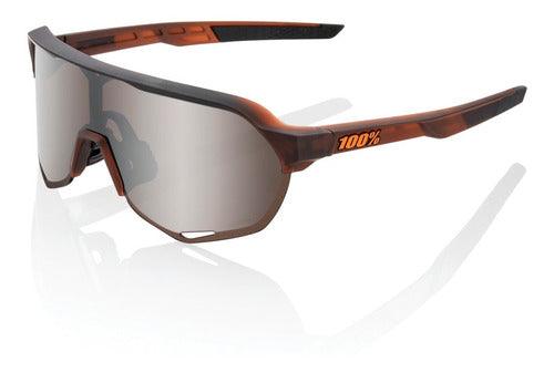 lentes S2 - Matte Translucent Brown Fade - HiPER Silver Mirror Lens