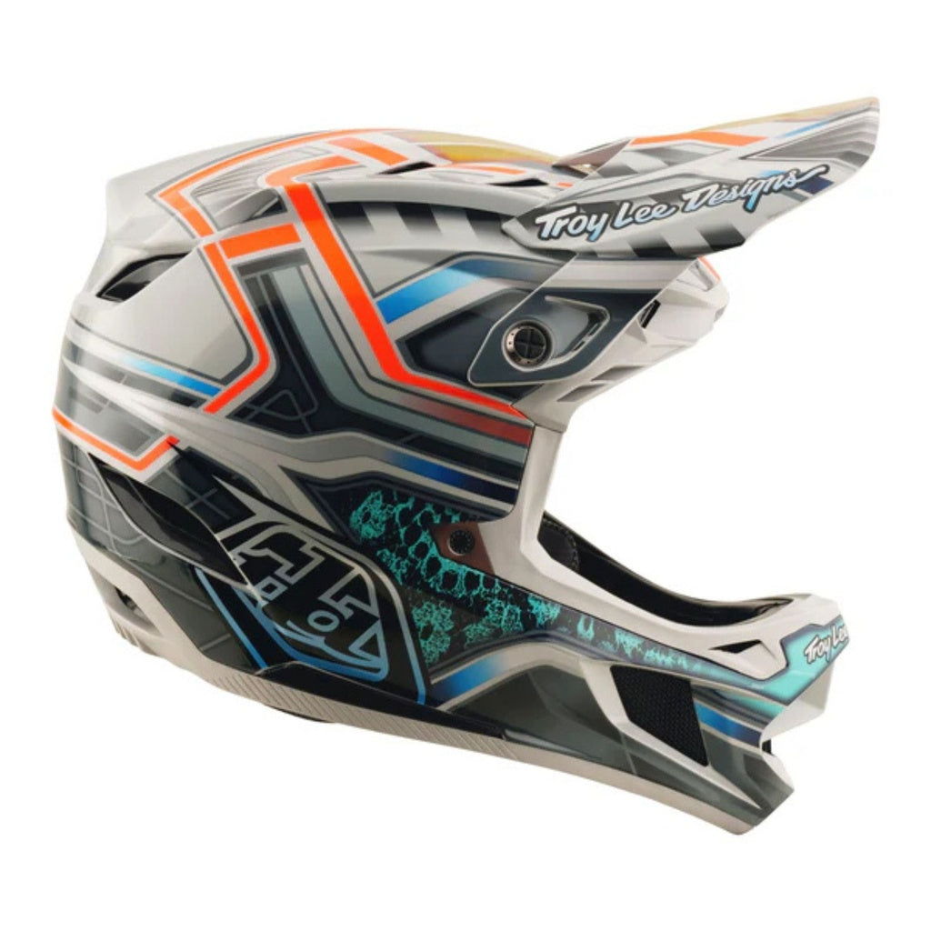 Casco fullface D4 Composite Helmet; Lowrider Gray Troy lee