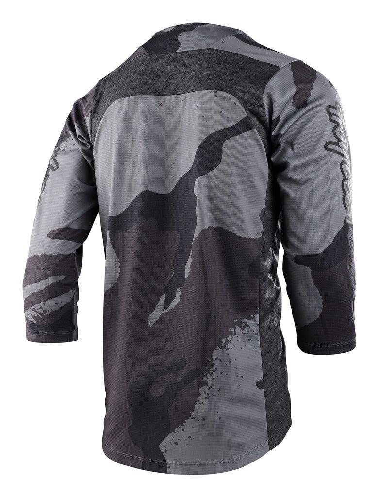 Ruckus 3/4 Jersey Camber Camo Black Heather