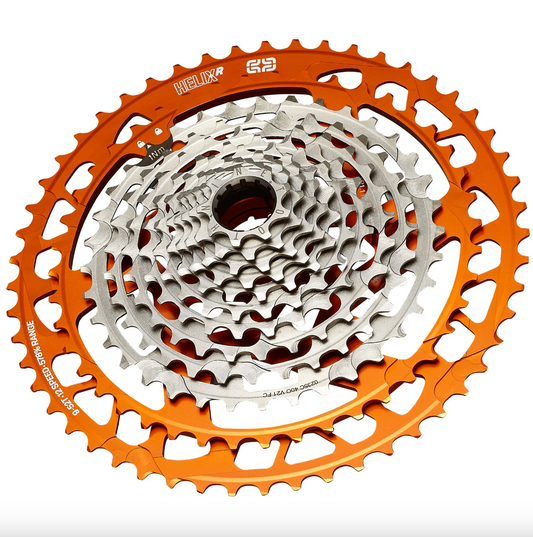 Helix Race Cassette - 12 Speed - 9-52T - Naranja