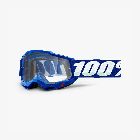 100% ACCURI 2 Goggle Blue - Clear Lens