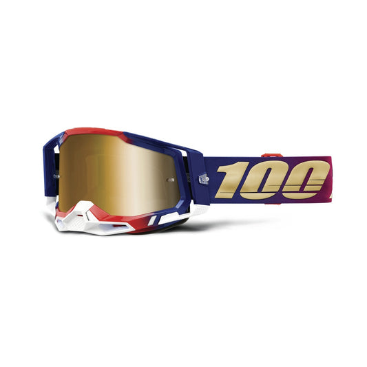 100% RACECRAFT 2 Goggle United - True Gold Lens