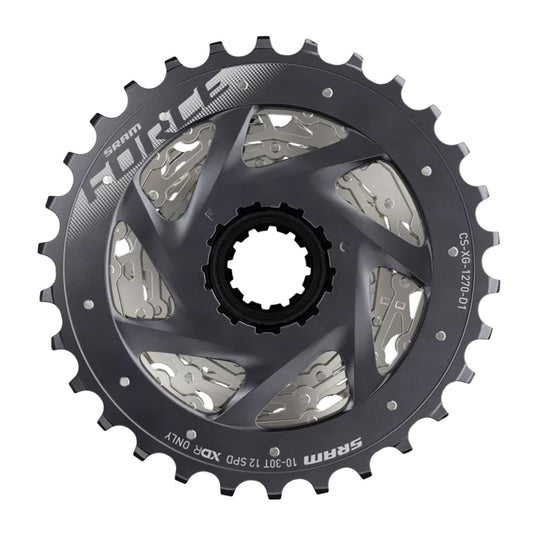 Cassette de Piñones FORCE D1 12P. 10/30D XG-1270 Plata SRAM