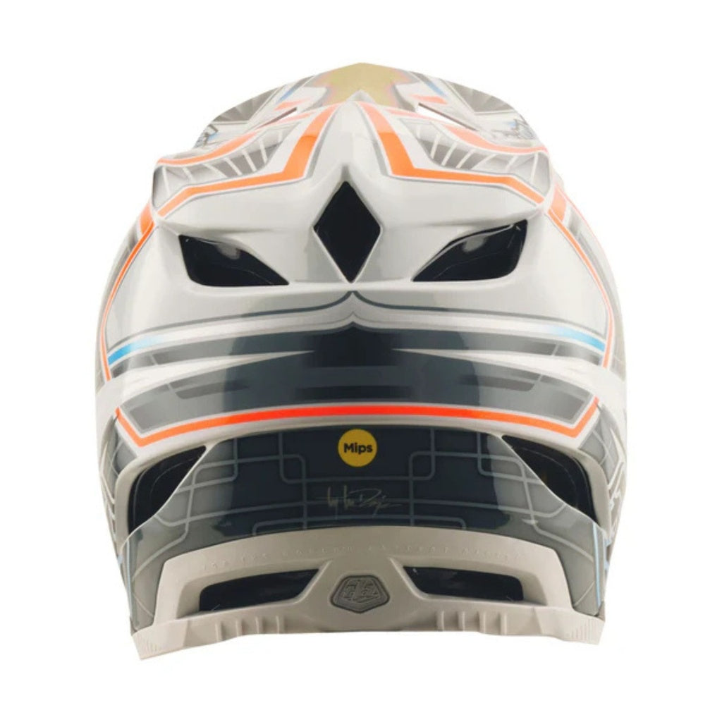 Casco fullface D4 Composite Helmet; Lowrider Gray Troy lee