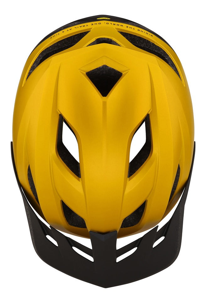 Casco Flowline Helmet Orbit Gold / Black Troy lee