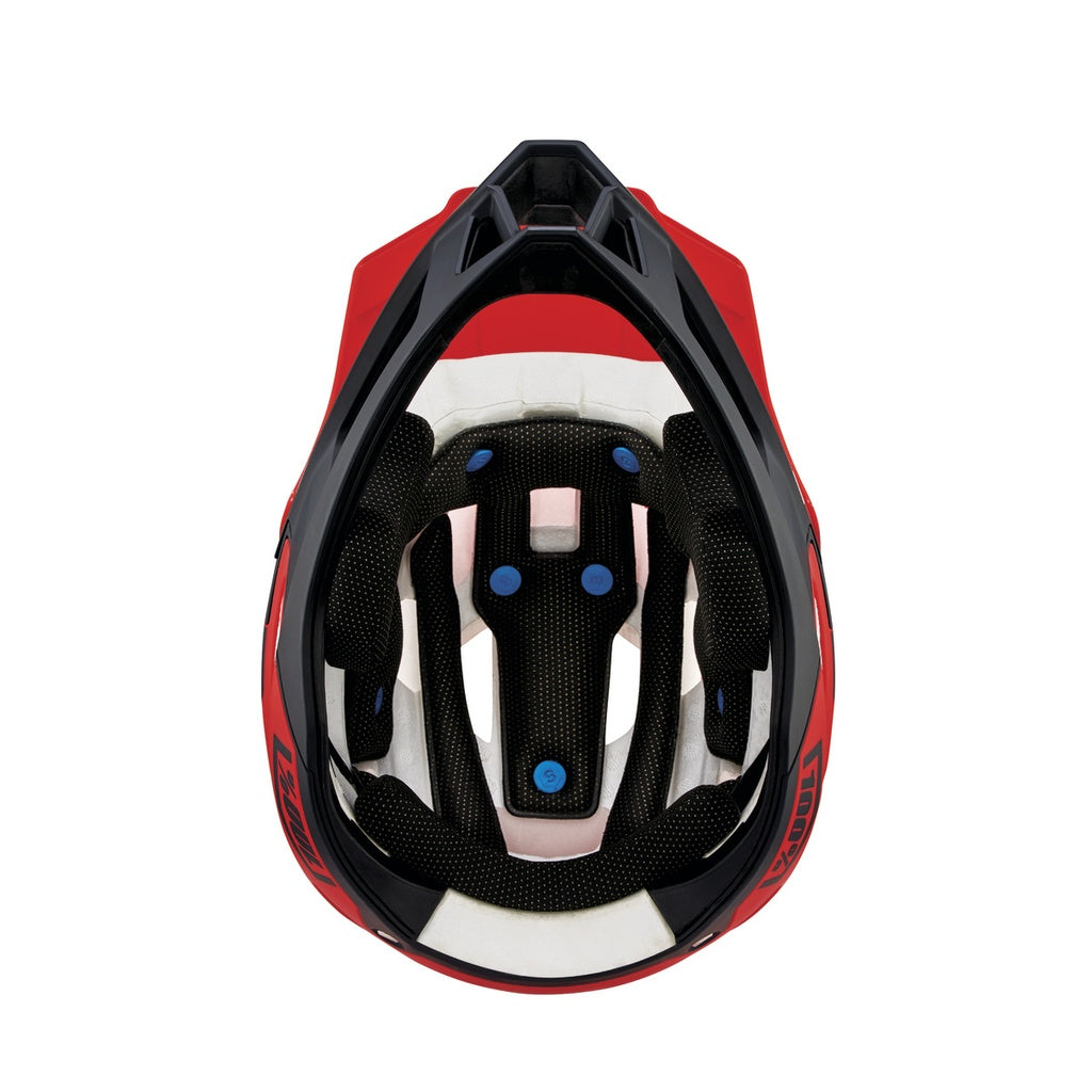 TRAJECTA Helmet w/Fidlock Cargo Fluo Red FULLFACE 100%