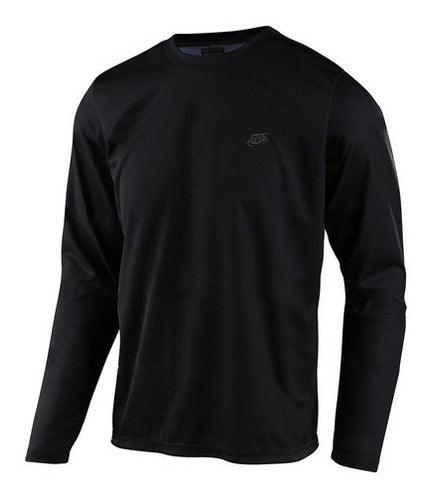 Flowline Ls Jersey Black