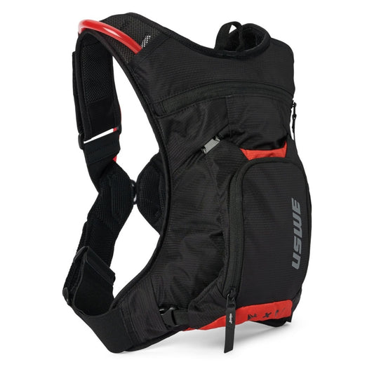 Mochila de hidratación Mtb Hydro 3, Black/Red Uswe