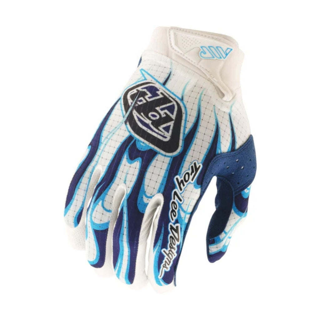 Guantes Bicicleta Air Glove; Torched White / Blue TroyLee