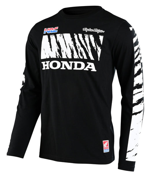 Playera Honda Cr 250 Long Sleeve Tee; Black