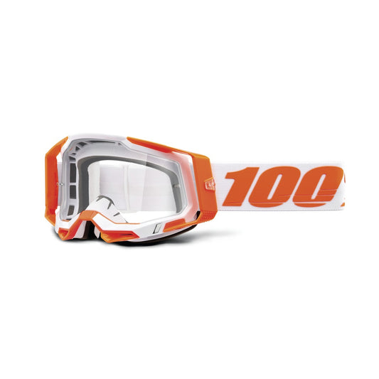 100% RACECRAFT 2 Goggle Orange - Clear Lens