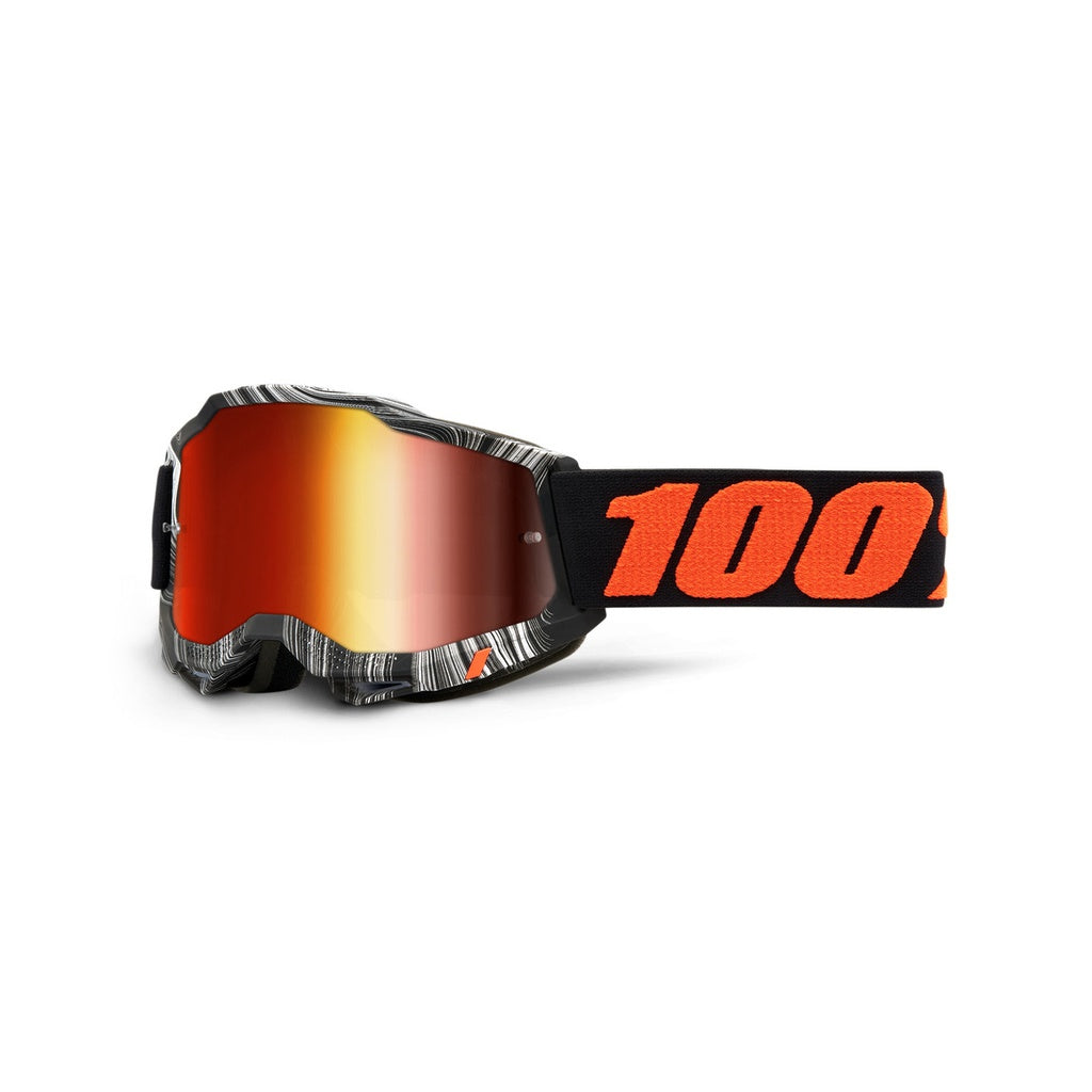 100% ACCURI 2 Goggle Geospace - Mirror Red Lens