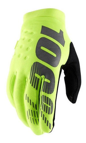 BRISKER Guantes Fluo Yellow