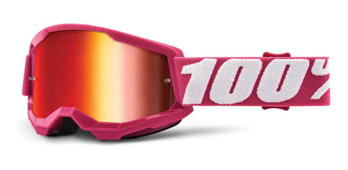 100% STRATA 2 Youth Goggle Fletcher - Mirror Red Lens