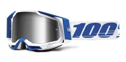 100% RACECRAFT 2 Goggle Isola - Flash Silver Lens