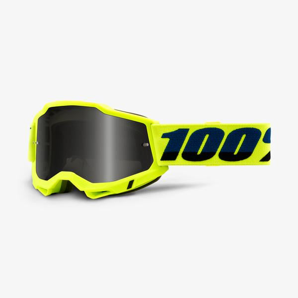 100% ACCURI 2 Sand Goggle Fluo Yellow - Smoke Lens