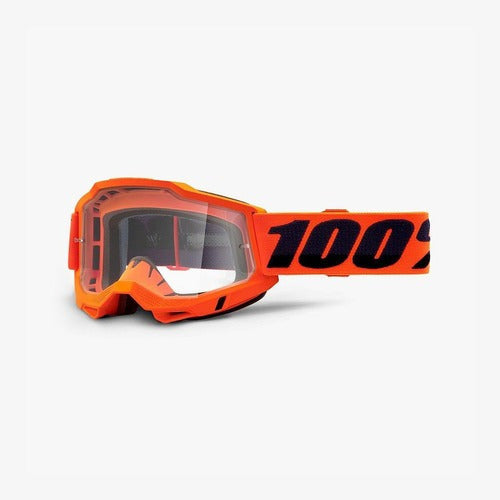 100% ACCURI 2 Goggle Orange - Clear Lens