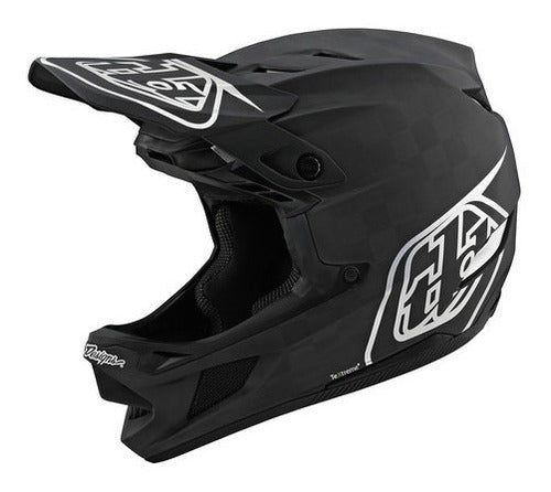 Casco D4 Carbon Helmet Stealth Black / Silver Fullface