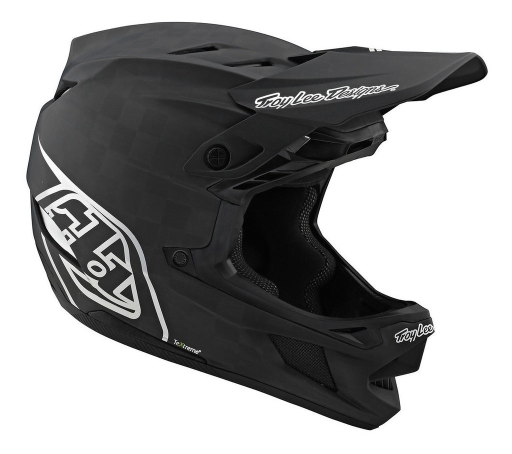 Casco D4 Carbon Helmet Stealth Black / Silver Fullface