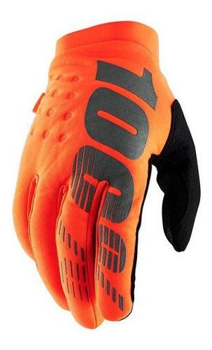 Guantes BRISKER Gloves Fluo Orange/Black 100%